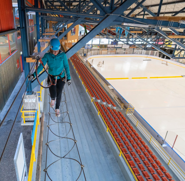 <p>The Sports Centre is a meeting place for sports, leisure, and relaxation.<br>&nbsp;</p>