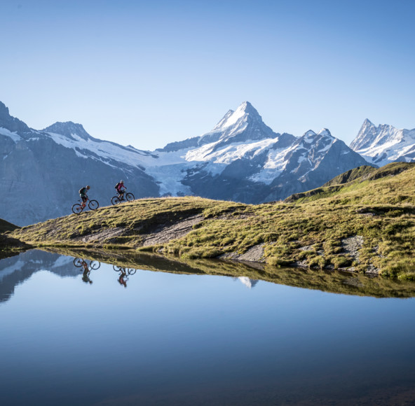 <p>Discover Grindelwald on a mountain bike or e-mountain bike – an ideal adventure for riders of all abilities.<br>&nbsp;</p>