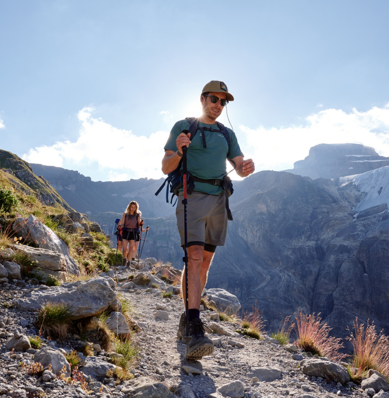 Wanderer ob. Lauterbrunnental