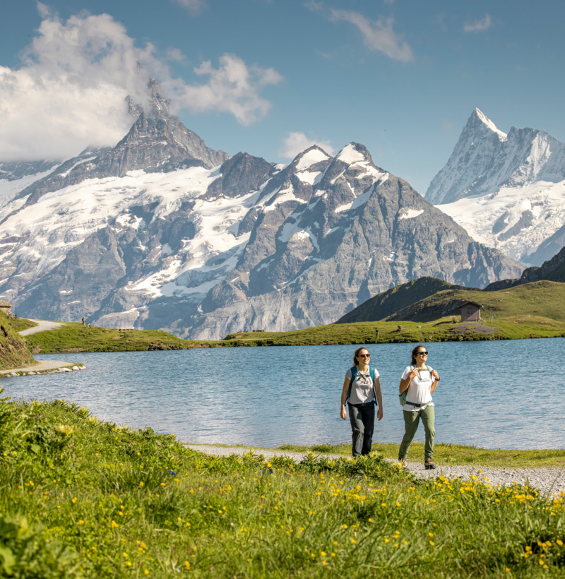 Wandern Bachalpsee Freundinnen