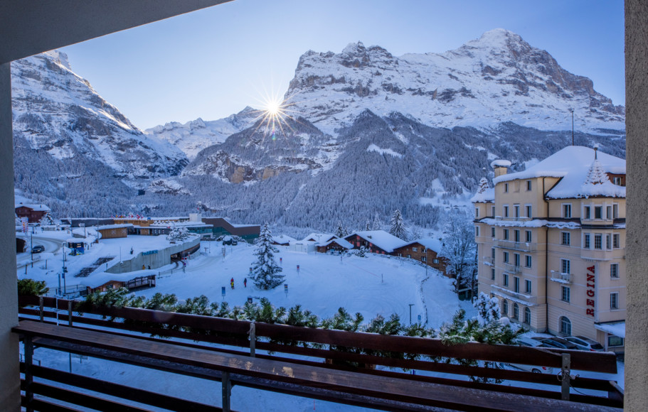 <p>Standard double rooms or superior double rooms with balcony and view of the famous Eiger North Face.</p>